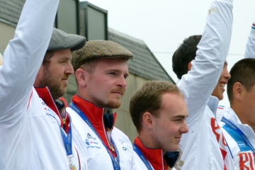 Team GB on the podium