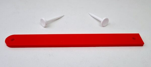 Archery Straight Foot Marker in Red