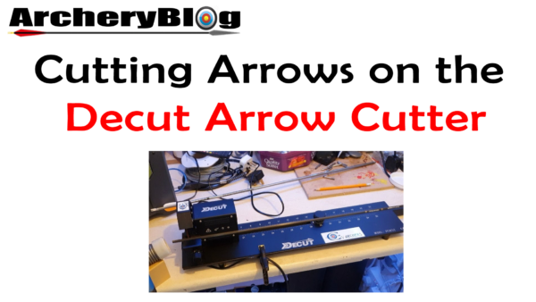 arrow cutting with the decut arrow cutter