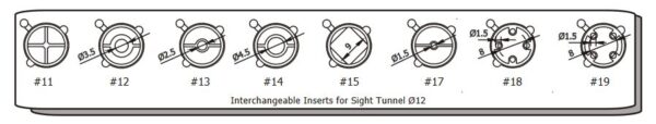 Beiter Sight Tunnel 12mm Inserts