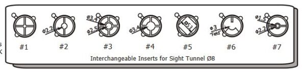 Beiter Sight Tunnel 8mm Inserts