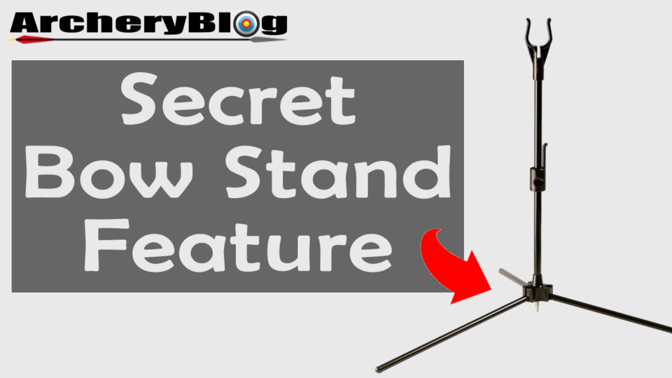 archery bow stand secret feature