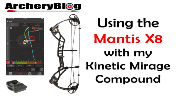 Mantis X8 on a Compound Bow