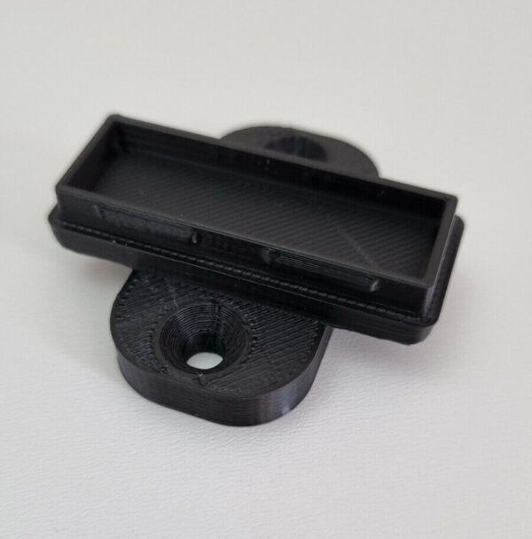 Bowdometer Archery Mount Block Black. Fits Riser Sight Mount Holes for Barebow