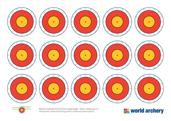 world archery target week 1