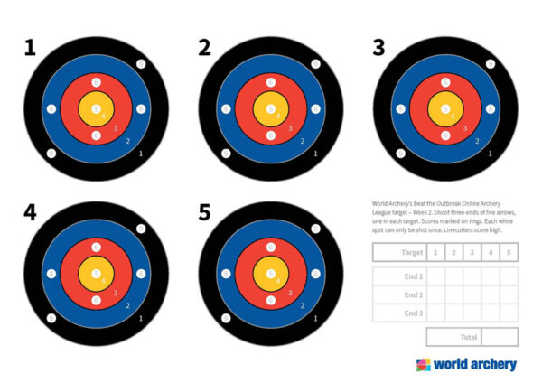 world archery target week 2